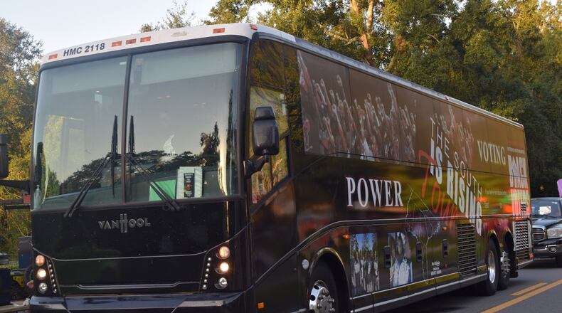 The Black Voters Matter bus has been traveling across Georgia to encourage residents to vote in the upcoming election. Photo credit: Black Voters Matter.