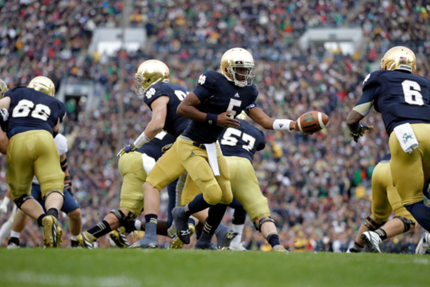 No. 3 Notre Dame Irish, 13-2 odds