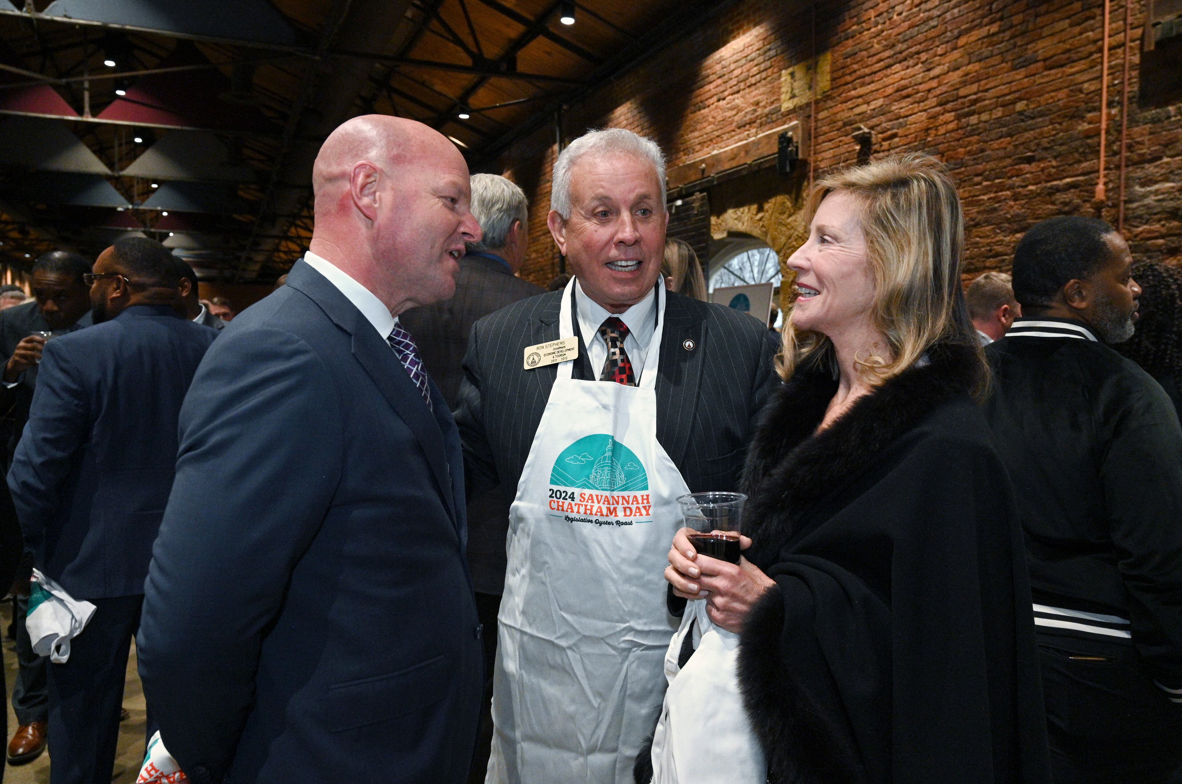 State Rep. Ron Stephens (center), R-Savannah, first took office in 1997.