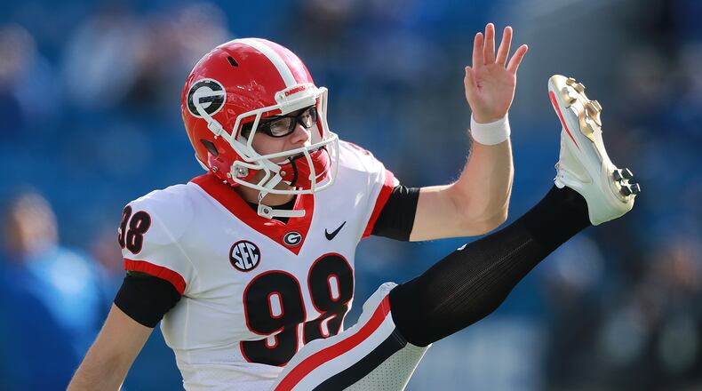 Former Georgia kicker Rodrigo Blankenship.  Curtis Compton/ccompton@ajc.com