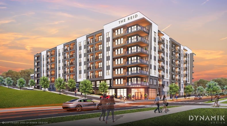 This is a rendering of The Reid, an upcoming apartment development in Reynoldstown.