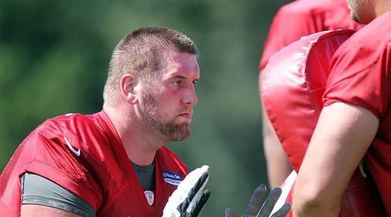 Reynolds was cut by the Falcons on Tuesday, Feb. 18, 2014.