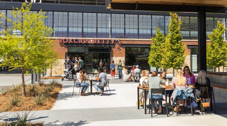 Exterior of Boxcar Betty’s at the Westside Paper development.
(Courtesy of Boxcar Betty’s)