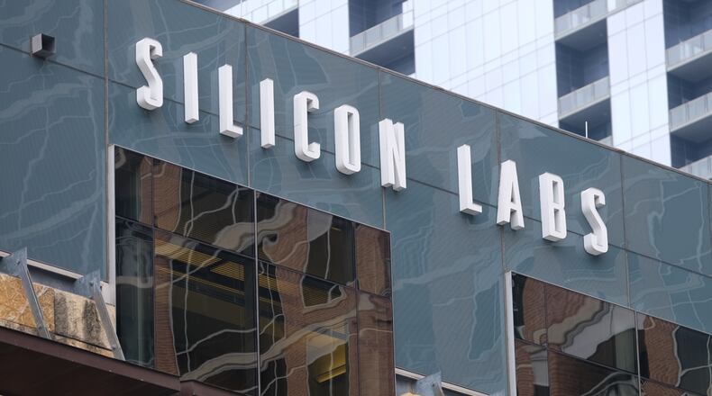Mark Matson for American-Statesman ( 5/31/16)  The Silicon Labs building in downtown Austin