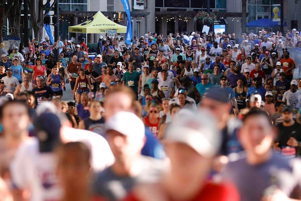 This year's Peachtree was the largest since the 50th running in 2019.