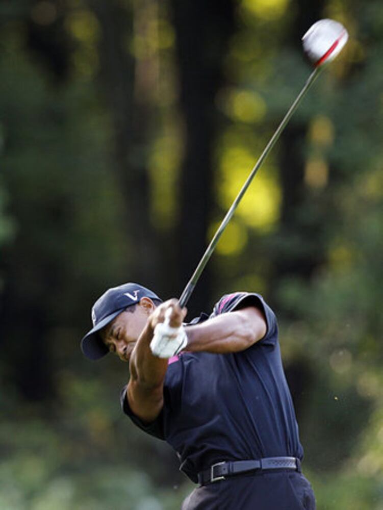 Tiger Woods plays The Barclays