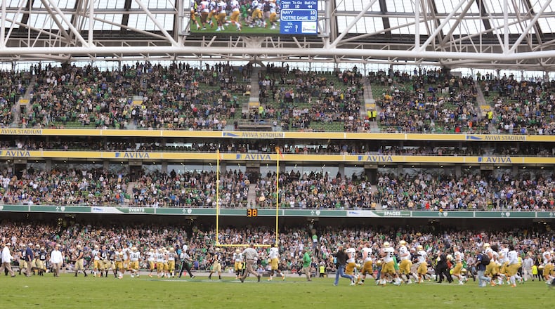 Aside from incurring the cultural benefits of the trip, Georgia Tech appears it will come out even from its trip to Ireland in 2016. (GETTY IMAGES)