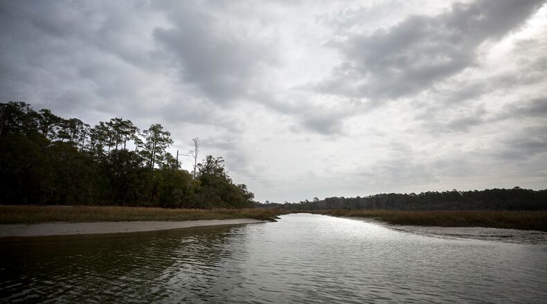 The south end of what was Runaway Negro Creek where it intersects with the Skidaway River and the Intracoastal Waterway in Savannah. The federal government in April approved a request to change the body of water’s name to Freedom Creek. (AJC Photo/Stephen B. Morton)
