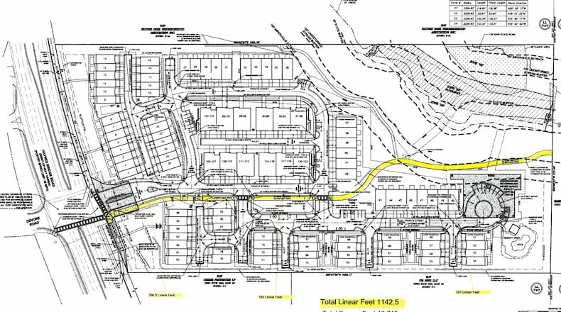 Alpharetta has signed an agreement with The Providence Group for the The Atley subdivision to provide impact fee credits for land and construction costs of the Alpha Loop segment through the Atley neighborhood. (Courtesy City of Alpharetta)