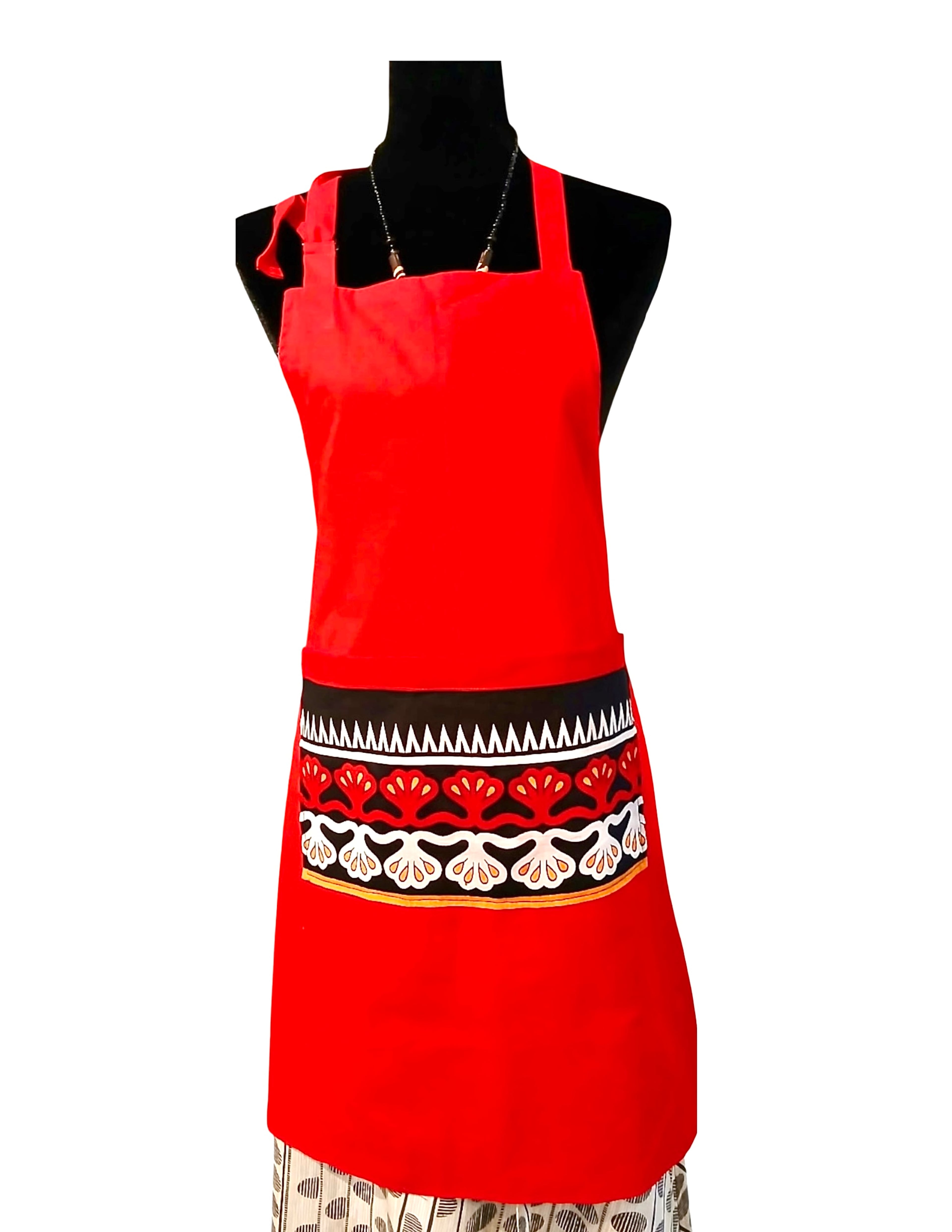 Reversible African print aprons from Amani Women Center. (Courtesy of Johari Africa)