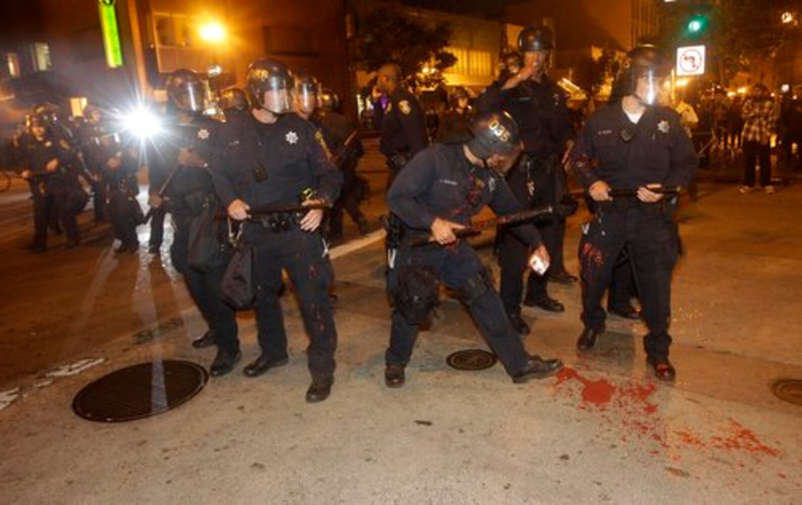 Reaction to BART verdict in Oakland