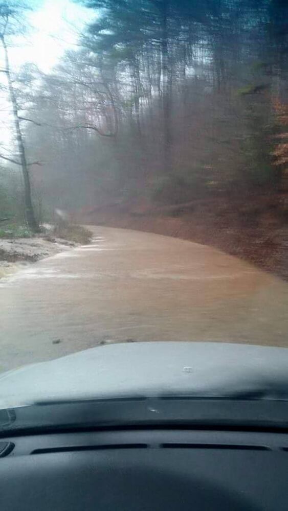 Flooding in Gilmer County