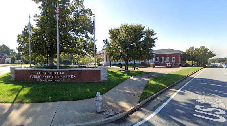 Duluth recently approved a contract to install fencing and gate access for the Public Safety Center building at 3276 Buford Highway. (Google Maps)