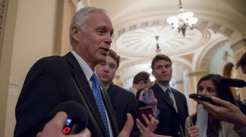 U.S. Sen. Ron Johnson, R-Wisconsin, talks about his views on the latest GOP health care bill. (Associated Press photo)