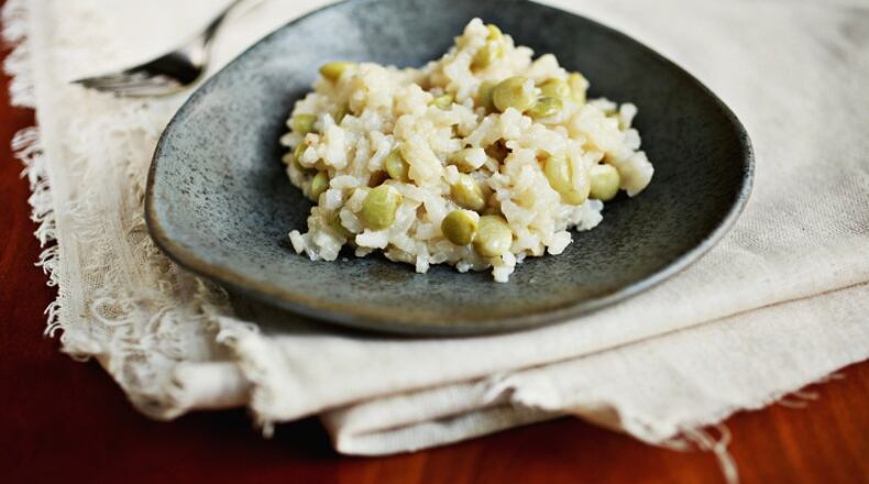 Butterbean Risotto from "Beans & Field Peas" by Sandra Gutierrez. (Juli Leonard/Raleigh News & Observer/TNS)