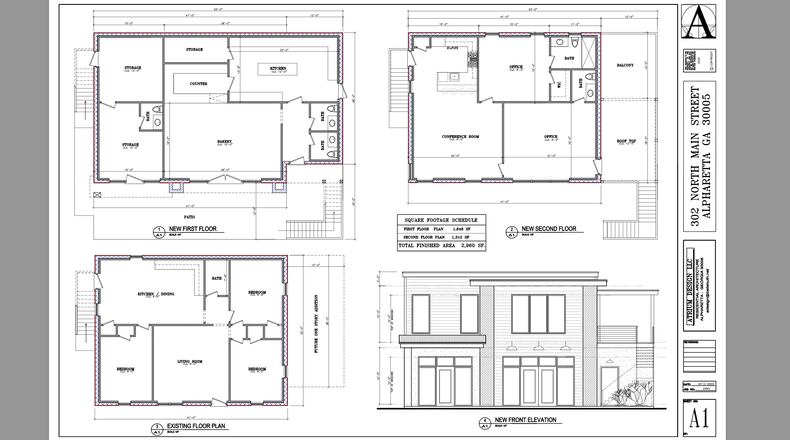 Alpharetta recently approved a special use permit for Pavlova by Marian, a restaurant, bakery and coffee shop, at 302 North Main St. COURTESY CITY OF ALPHARETTA
