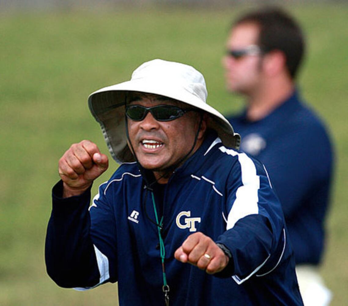 Georgia Tech football practice