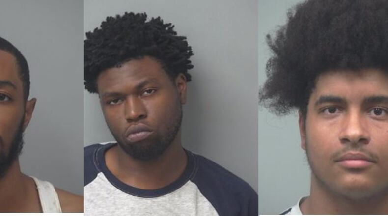 Jalen Bridgewaters (left), Emmanuel Craig, Nicholas Abreu