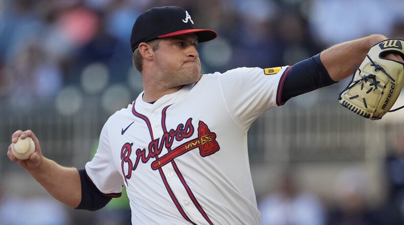 Bryce Elder received the starting assignment Monday for the Braves in the series opener against the Marlins.