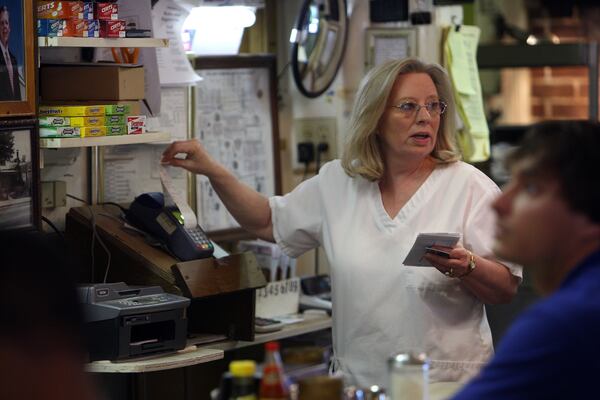 Judy Shelnutt, 51, daughter of Bobby and June Crowe, worked for the restaurant for 25 years. / AJC file photo