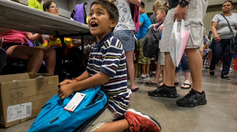 Fulton County Schools back to school rallies this weekend include some free school supplies.