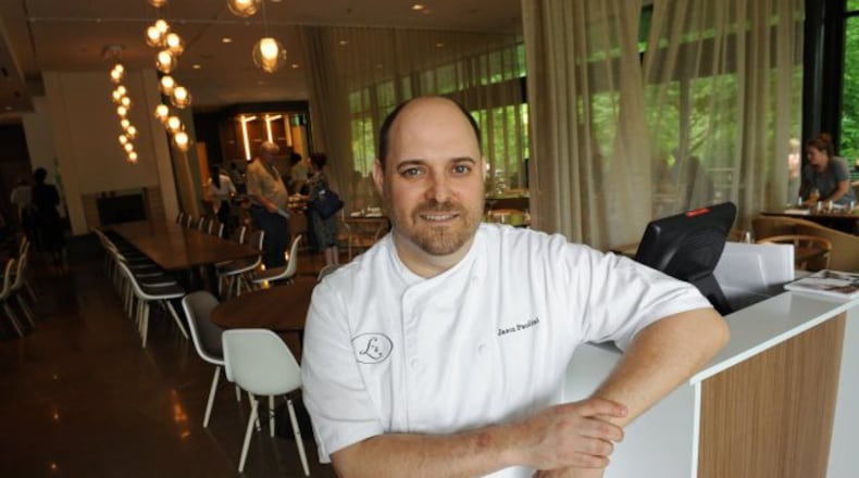 Chef Jason Paolini at Linton’s in the Garden. (Beckysteinphotography.com)