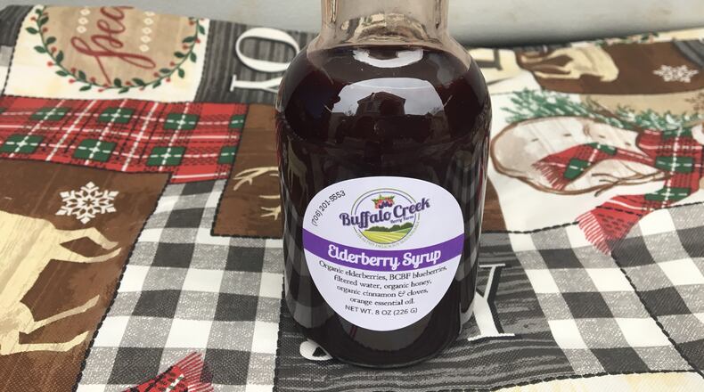 Elderberry syrup from Buffalo Creek Berry Farm/Provided by Laura Phillips