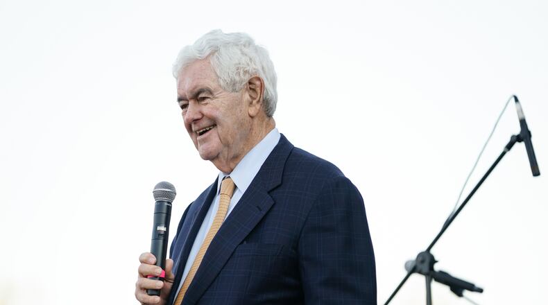 The U.S. House select committee investigating the Jan. 6, 2021, attack on the Capitol is asking former Republican U.S. House Speaker Newt Gingrich to testify. The panel said that its fact-finding thus far indicates that Gingrich, who represented suburban Atlanta while in Congress, was in contact with then-President Donald Trump's advisers regarding television ads that spread misinformation about the election and falsely claimed that fraud and tampering had stolen the win from Trump. (Elijah Nouvelage/Special to the Atlanta Journal-Constitution)