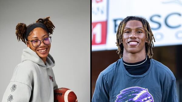 East Coweta flag football star Ivory Gilbert and her younger brother, Chance Gilbert, were the first sibling duo to make the Under Armour Next All-America Game.
