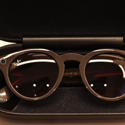Ray-Ban Smart Glasses on display at a Meta Store. (Justin Sullivan/Getty Images/TNS)