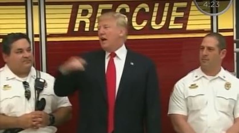 President Donald Trump boasted about his legislative pace during a visit with Florida firefighters days after Christmas. That pace fell dramatically after his first 100 days in office.