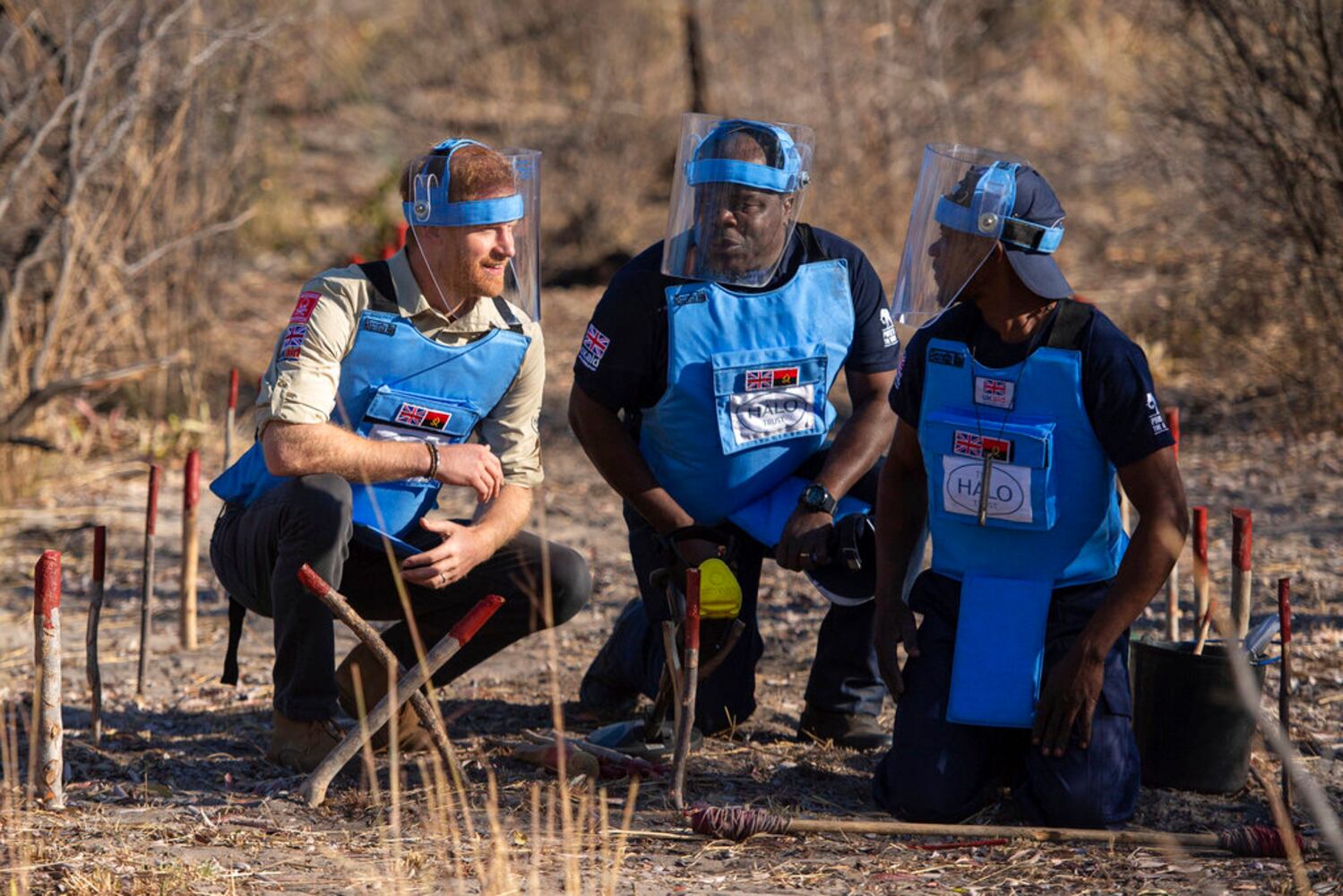 Photos: Prince Harry follows in Princess Diana's footsteps to rid world of landmines