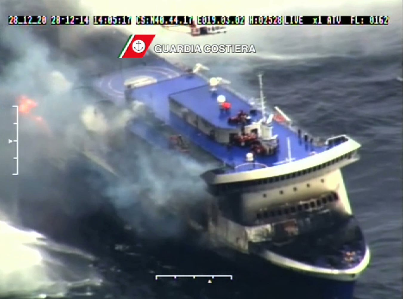 Ferry fire