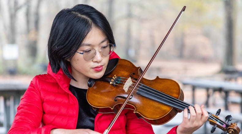 Jean Yu created an organization called Mindful Companion, that provides mindful moments & holiday concerts for seniors living communities. (PHIL SKINNER FOR THE ATLANTA JOURNAL-CONSTITUTION)