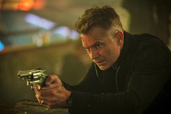 This image released by Netflix shows Timothy Oliphant in a scene from "Havoc." (Netflix via AP)
