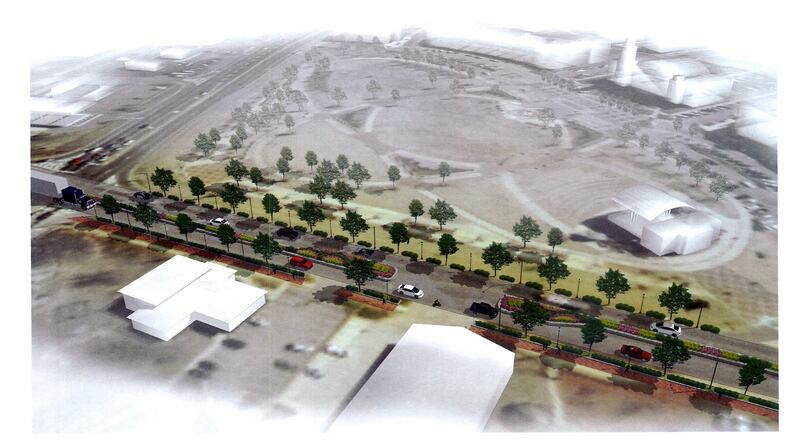 Medians and landscaping will spruce up Buford Highway. Courtesy of Gwinnett Village CID