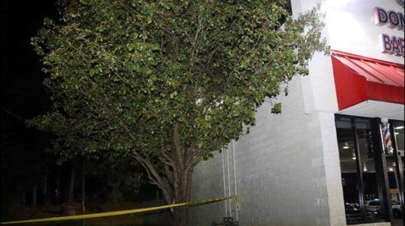 An investigation is ongoing after a man was shot in a grassy area off Jimmy Carter Boulevard.