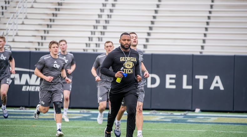 Georgia Tech strength-and-conditioning coach A.J. Artis was hired by coach Brent Key after two years at South Florida. (Georgia Tech Football)