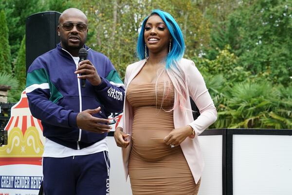 THE REAL HOUSEWIVES OF ATLANTA -- Pictured: (l-r) Dennis McKinley, Porsha Williams -- (Photo by: Annette Brown/Bravo)