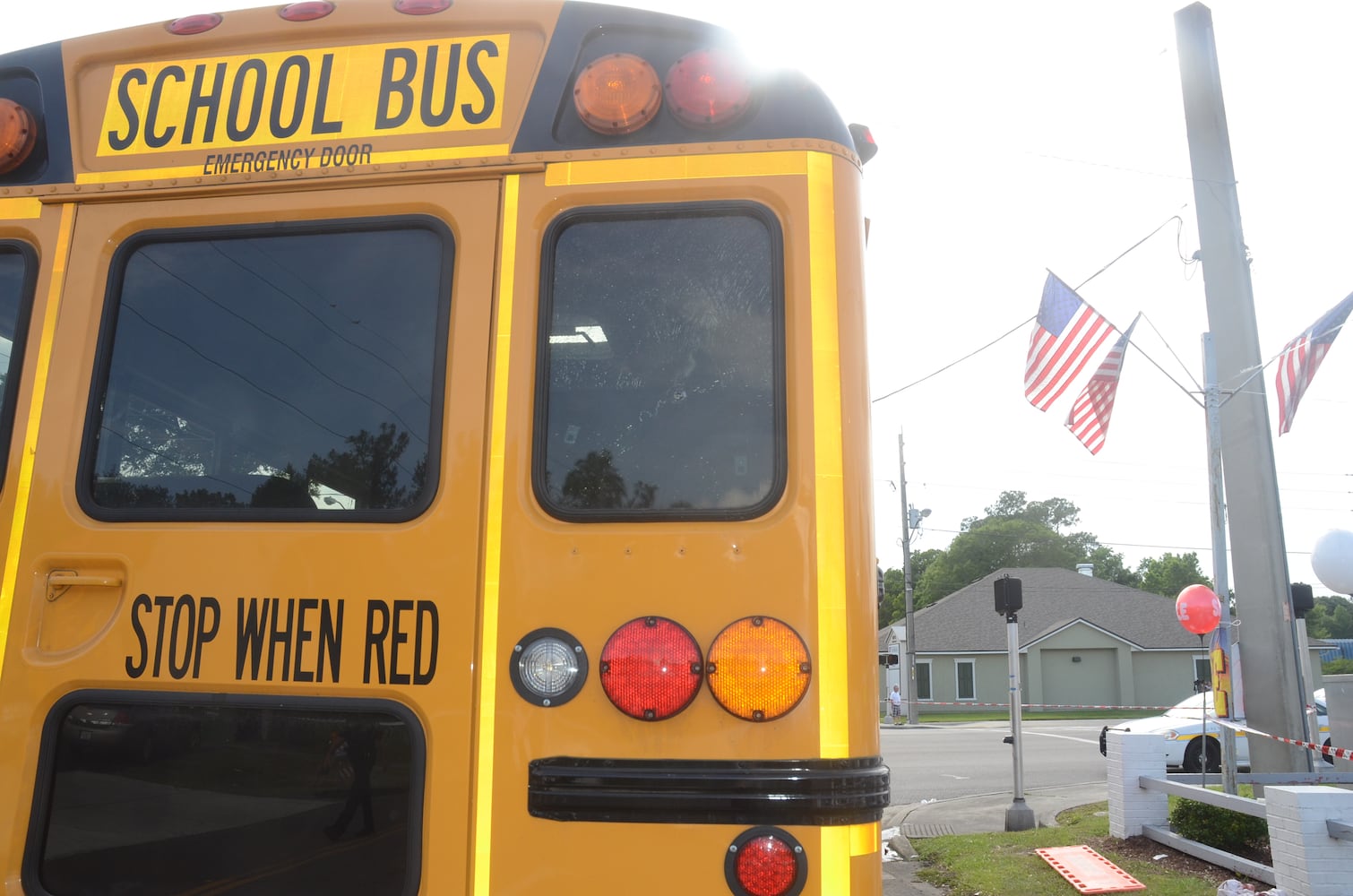 Photos: School bus shooting investigation