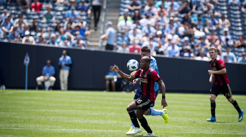Atlanta United and NYCFC played to a 1-1 draw on Saturday at Yankee Stadium. (Atlanta United)