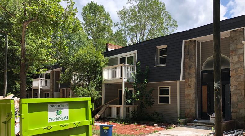 Creekside Forest Apartment Homes, which two years ago was in dangerous disrepair, is being renovated.