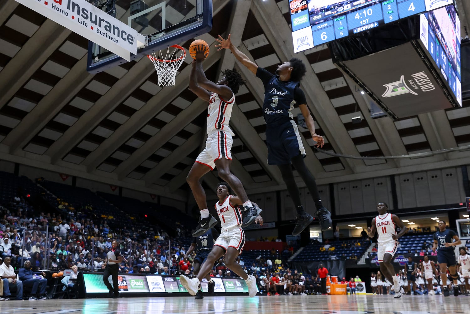 Class A Division 2 Boys State Championship game between Clinch County and Portal