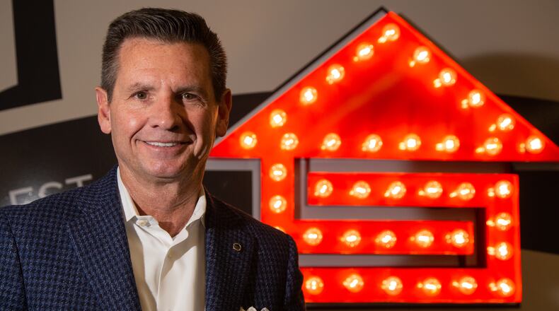 Portrait of CEO Pat Flood at the Supreme Lending Southeastern region offices in Alpharetta on Wednesday January 20, 2021. For a story on the Top Workplace midsize category.PHIL SKINNER FOR THE ATLANTA JOURNAL-CONSTITUTION.