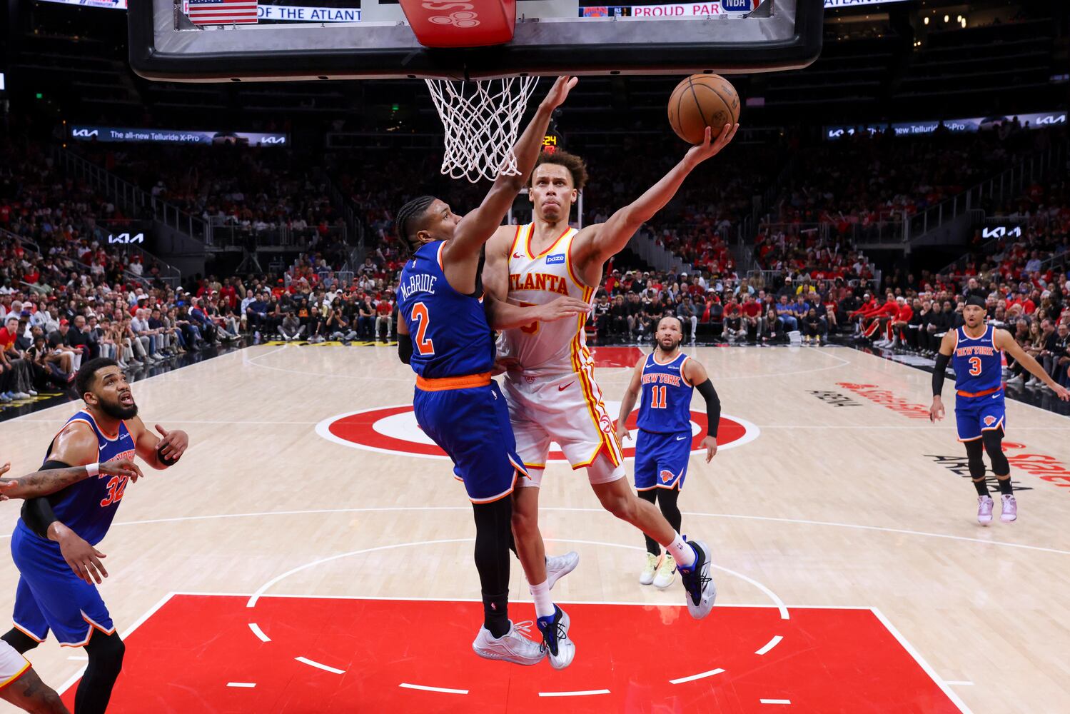 NBA first round playoff game 3 between New York Knicks and Atlanta Hawks