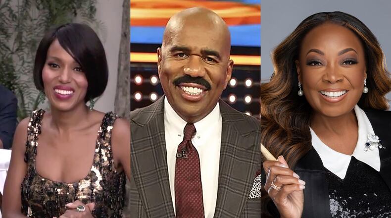 Productions that started this past month in Georgia: Kerry Washington stars in Tyler Perry's Netflix film "Six Triple Eight," Steve Harvey's newest season of "Family Feud" and Star Jones' newest season of "Divorce Court." ABC/FAMILY FEUD/DIVORCE COURT