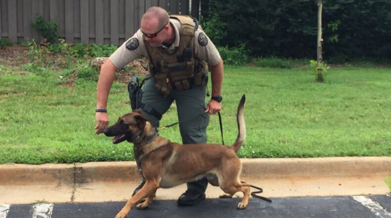 The Hall County School District is asking for money in the 2018 budget to purchase a dog trained to sniff for drugs in middle and high schools. (Credit: Channel 2 Action News)