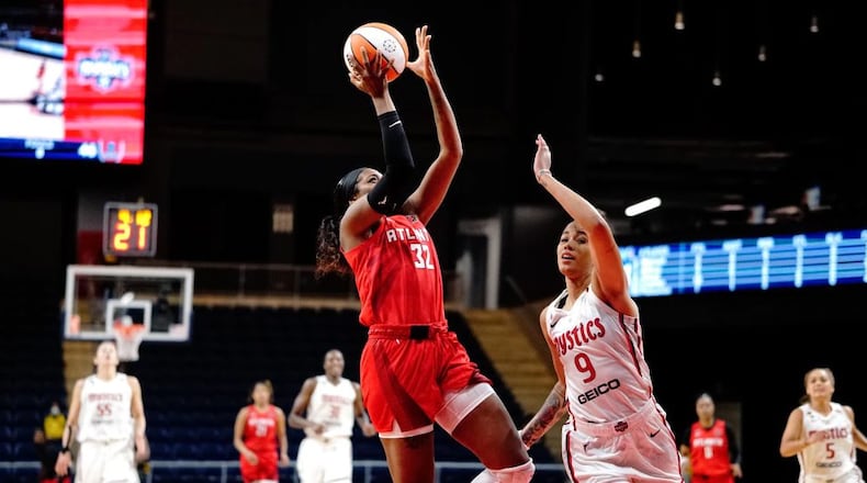 Cheyenne Parker (32) scored 19 points for the Dream. (File photo / Atlanta Dream)
