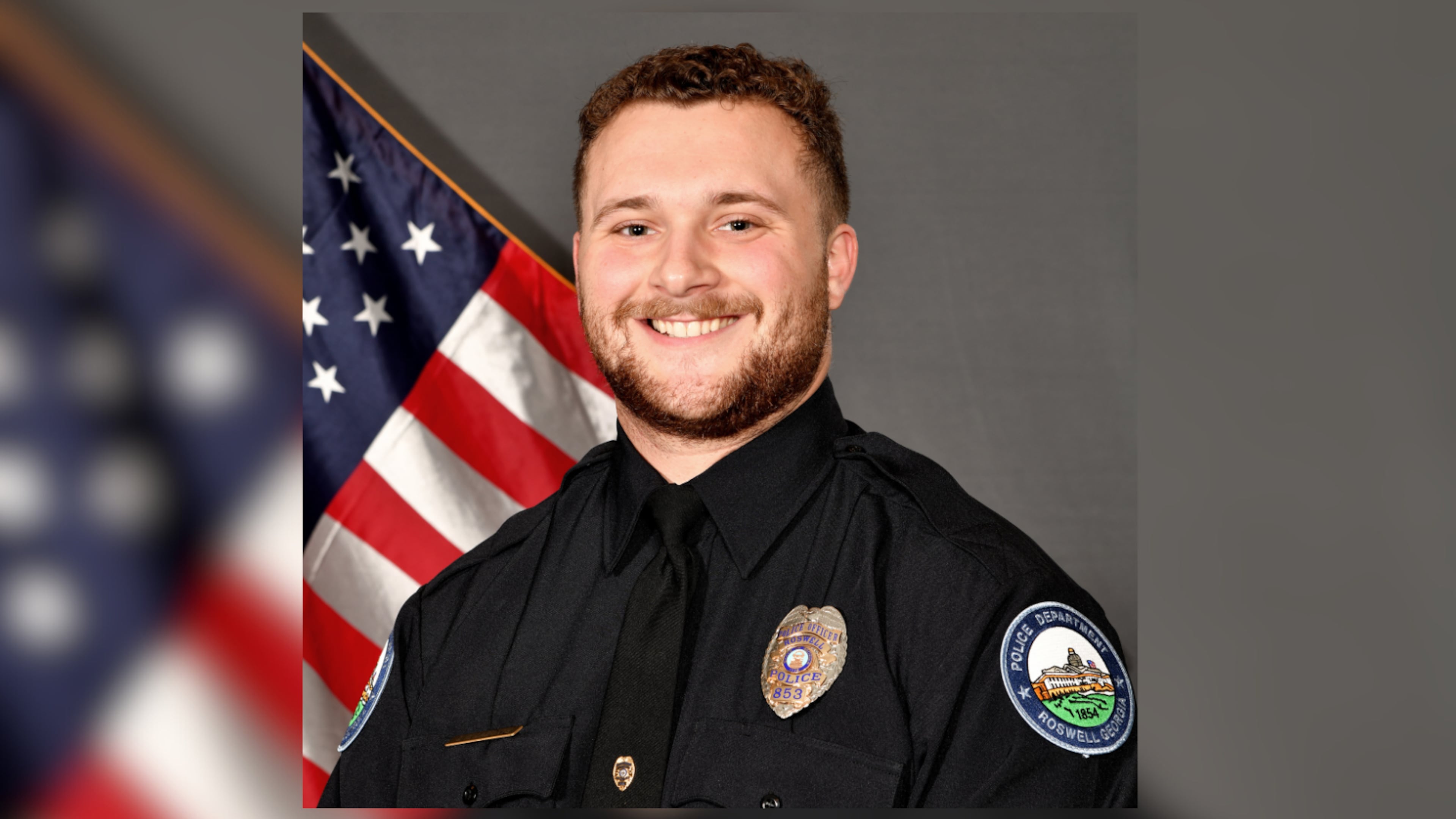 Officer Jeremy Labonte of the Roswell Police Department was fatally shot Feb. 7 after responding to a suspicious person call at a shopping complex, officials said. (Courtesy of Roswell Police Department)