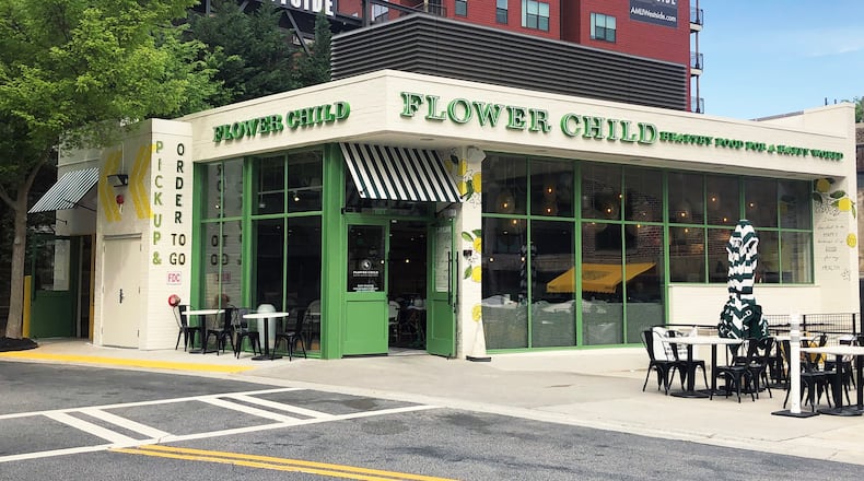 The exterior of Flower Child in West Midtown. / Courtesy of Flower Child